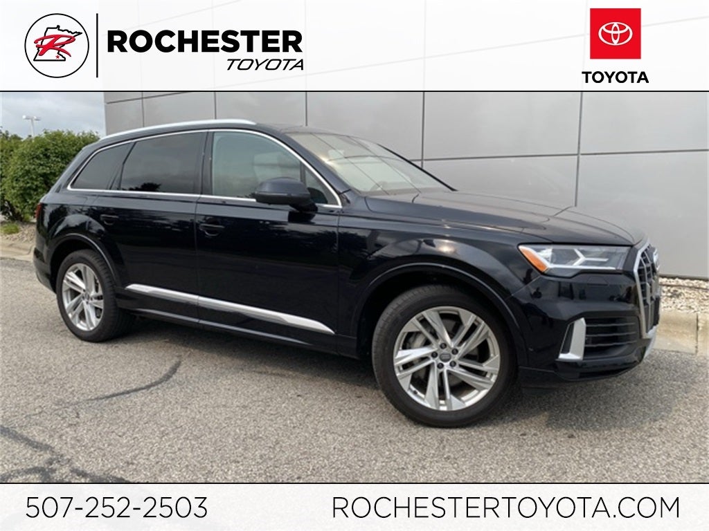 Used 2020 Audi Q7 Premium Plus with VIN WA1LXAF72LD001192 for sale in Rochester, Minnesota