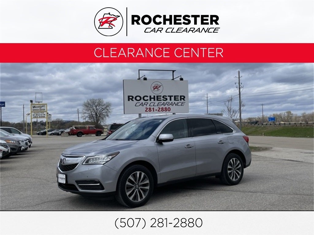 Used 2016 Acura MDX Technology Package with VIN 5FRYD4H40GB025741 for sale in Rochester, Minnesota